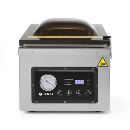 Kamrás vákuumfóliázó gép, forrasztási szélesség:300 mm, 950W, HENDI