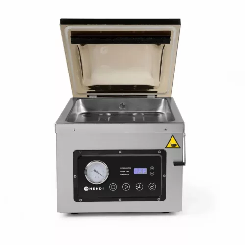 Kamrás vákuumfóliázó gép, forrasztási szélesség:300 mm, 950W, HENDI