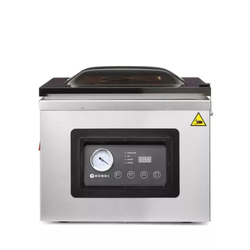 Vákuumfóliázó gép, vákuumkamrás, forr. szélesség: 410 mm, HENDI