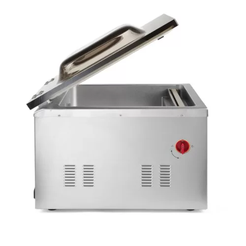 Vákuumfóliázó gép, vákuumkamrás, forr. szélesség: 410 mm, HENDI