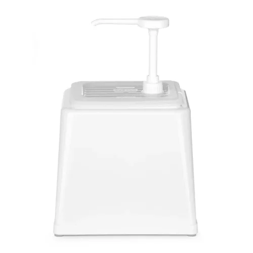 Pumpás majonézadagoló, mártás-, szószadagoló, 2,5 liter, fehér