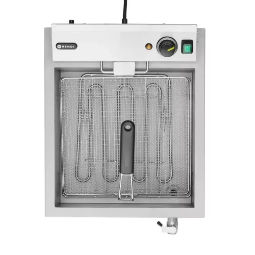 Olajsütő fánkhoz, fánksütő, 12 l, 230V/3500W, 630×860×438 mm