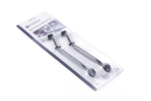 Fejtisztító kefe kávégép portafilterhez, 22,5 cm, 2 db/csomag