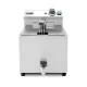 Olajsütő XL olajleeresztő csappal, 10 l, 400V/6600W, 300×585×377 mm