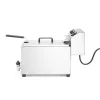 Olajsütő, fritőz, extra nagy teljesítmény, leeresztő csappal, 10 l, 400V/10200W