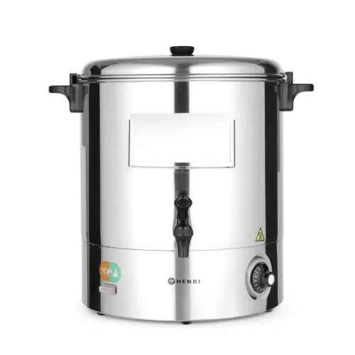 Ital melegentartó, boci, rozsdamentes, 28 liter 230V / 2200W