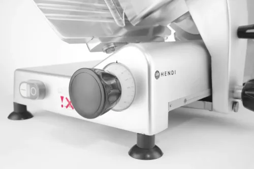 Szeletelőgép, késátmérő 30 cm, késélezővel, Profi Line, 420W HENDI