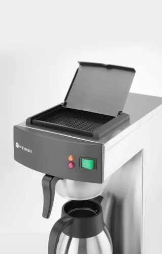 Filteres kávéfőző vákuumkancsóval, 2 l, 230V/1400W, HENDI
