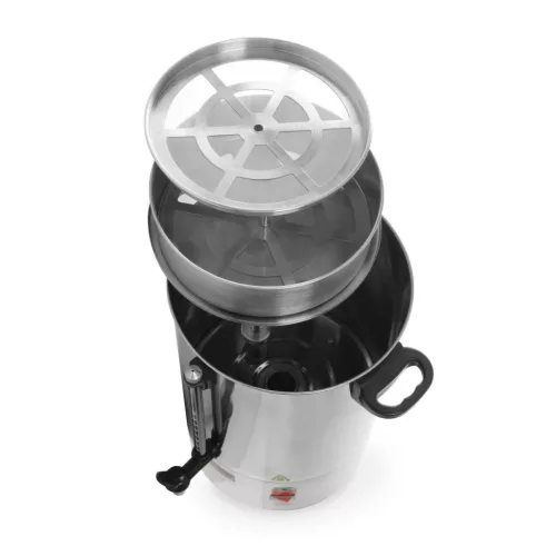 Tea és kávéfőzőgép, perkolátor, 6 liter, duplafalú, 230V/1500W