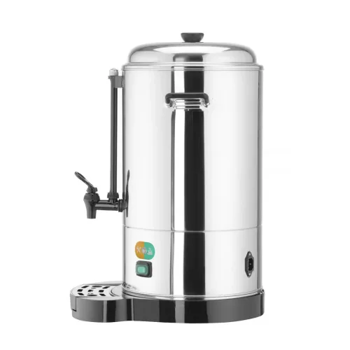 Tea és kávéfőzőgép, perkolátor, 10 liter, duplafalú, 230V/1500W
