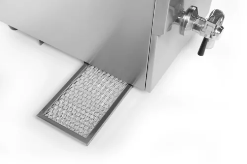 Indukciós olajsütő olajleeresztő csappal, 8 l, rozsdamentes, 230V/3500W