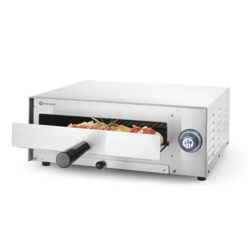 Pizzasütő, 1 db 32 cm-es pizzaformához, 230V/1450W, 48×59×19 cm