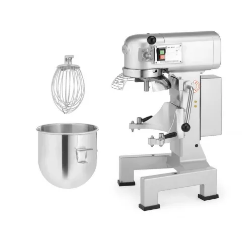 Planetáris mixer, 10 liter, haberő, keverő, dagasztógép, 3 sebesség, HENDI