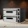 Pizzakemence, pizzasütő 2 x 4 db 35 cm pizzaformához 2 kamrás, 400V/12000W, HENDI