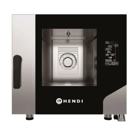   Kombisütő, -pároló, 5×GN 1/1, érintőképernyős vezérléssel, 400V/7800W, HENDI
