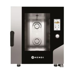   Kombisütő, -pároló, 7×GN 1/1, TFT digitális érintőképernyős, 400V/11400W, HENDI