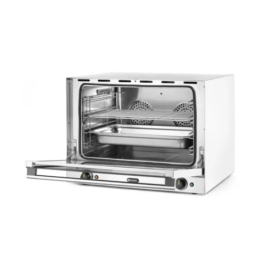 Konvekciós, légkeveréses sütő, párásító funkcióval, 4xGN1/1, H100S, 85 liter, 3500W, HENDI