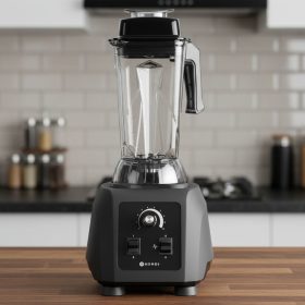   Turmixgép, 2,5 l, nagy teljesítmény, 1680W, 32×25×53,2 cm