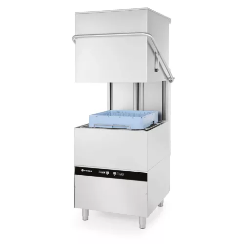Mosogatógép átadó rendszerű, elektronikus vezérlés, 50x50 rekesz, 400V/7,5 kW, HENDI