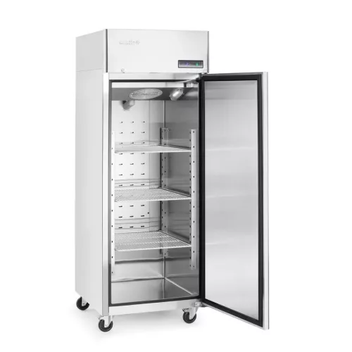 Teleajtós rozsdamentes ipari fagyasztószekrény, bruttó 670 liter, GN 2/1 polc, HENDI Arktic
