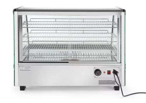 Asztali melegentartó vitrin, led világítással 160 liter, 230V/1500W