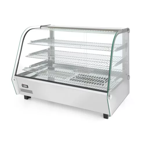 Asztali melegentartó vitrin, led világítással 160 liter, 230V/1500W