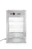Pultra helyezhető melegentartó vitrin, 97 liter, 230V/800W, 46×46,7×78,5 cm