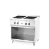 Indukciós tűzhely 4 főzőlappal, 400V/17000W, 800×720×854 mm