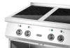 Indukciós tűzhely 4 főzőlappal, 400V/17000W, 800×720×854 mm
