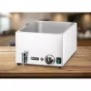 Melegentartó bain-marie, csappal, GN 1/1, 230 V/1000 W, 576×334×241 mm