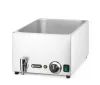 Melegentartó bain-marie, csappal, GN 1/1, 230 V/1000 W, 576×334×241 mm
