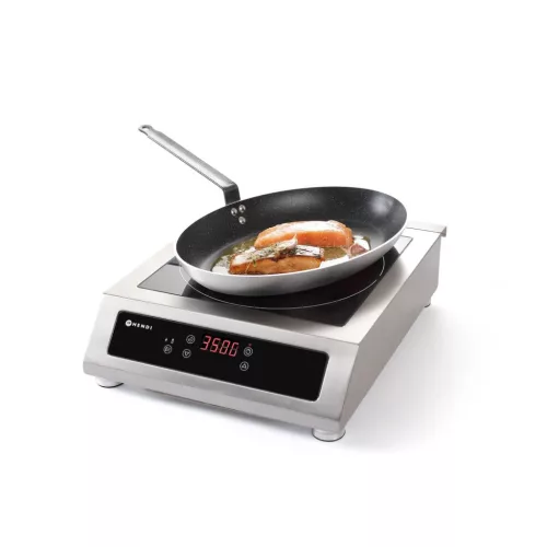 Indukciós főzőlap 3500 D XL modell, 230V/3500W, 39×56×12 cm, HENDI