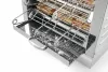 Toast készítő, kenyérpirító, 6 csipeszes, 230V/3000W, 45×39×40 cm