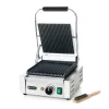 Kontaktgrill bordázott felülettel, 1 fedlap, 230V/1800W, sütőfelület: 22x23 cm