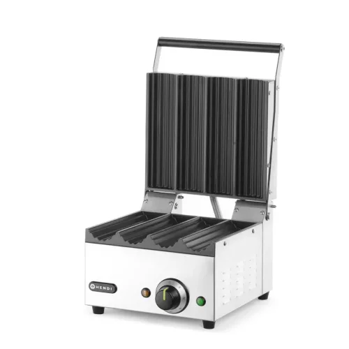 Kontaktgrill hot dogok és wrapek készítéséhez, 220-240V/1800W, 38,5×28,5×25,4 cm