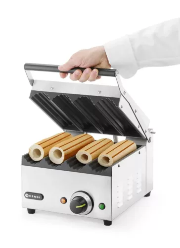 Kontaktgrill hot dogok és wrapek készítéséhez, 220-240V/1800W, 38,5×28,5×25,4 cm