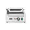 Kontaktgrill bordázott felülettel, szimpla, 1 fedlap, 230V/1800W, sütőfelület 23x22 cm