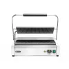 Kontaktgrill bordázott felülettel, 1 fedlap, 230V/2700W, 54,8×46,4×23,1 cm