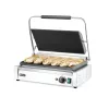 Kontaktgrill bordázott felülettel, 1 fedlap, 230V/2700W, 54,8×46,4×23,1 cm