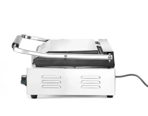 Kontaktgrill bordázott felülettel, 1 fedlap, 230V/2700W, 54,8×46,4×23,1 cm