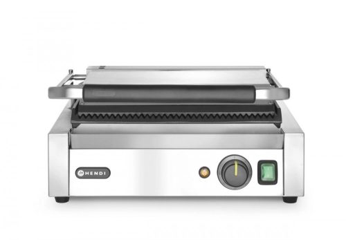 Kontaktgrill bordázott felülettel, 1 fedlap, Pannini, 230V/2200W