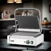 Kontaktgrill, bordázott tetejű és sima aljú, 230V/2200W, Panini, HENDI