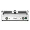 Kontaktgrill, dupla, fele sima, fele bordázott, 230V/3600W, sütőfelület 47x 23 cm
