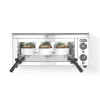 Falra szerelhető szalamander, 230V/2000W, 610×450×275 mm