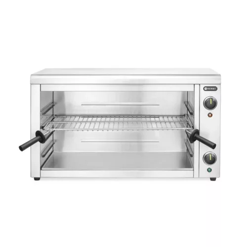 Szalamander, 4 szinten állítható, rozsdamentes, 230 V/3600 W, 800×633×453 mm