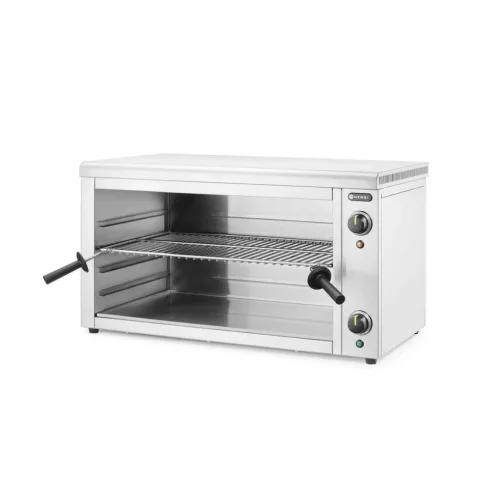 Szalamander, 4 szinten állítható, rozsdamentes, 230 V/3600 W, 800×633×453 mm