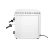 Szalamander, 4 szinten állítható, rozsdamentes, 230 V/3600 W, 800×633×453 mm