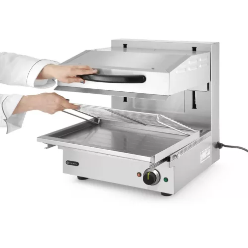 Szalamander 450, liftes, rozsdamentes, 230 V/2800 W, 485×525×537 mm