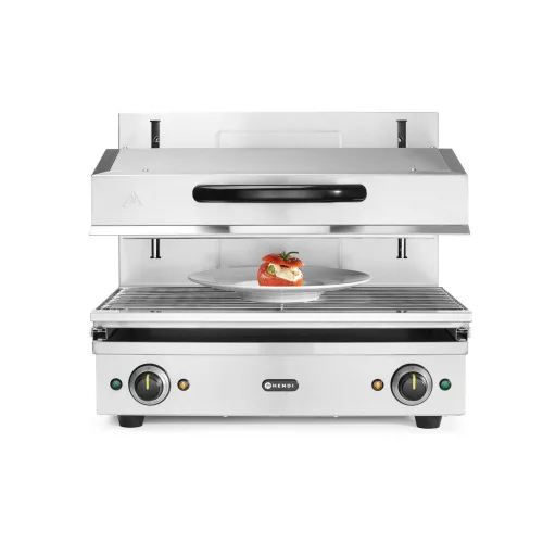 Szalamander 600 liftes, rozsdamentes, 230 V/3600 W, 600×520×530 mm