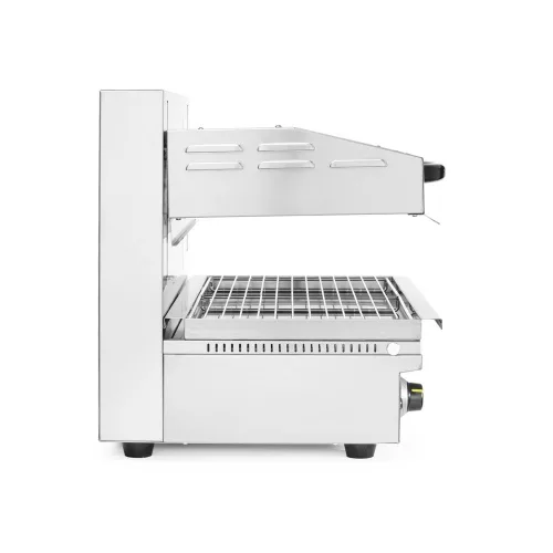 Szalamander 600 liftes, rozsdamentes, 230 V/3600 W, 600×520×530 mm